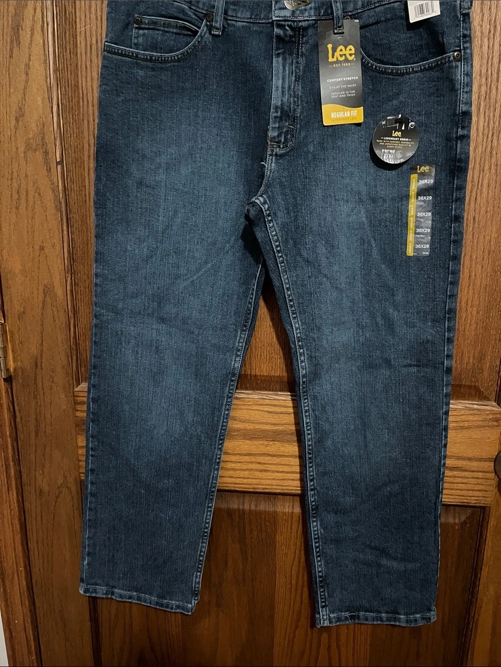 Lee Men’s Dark Blue Relaxed Fit Jeans
